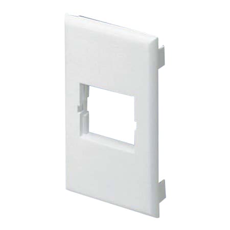 Panduit COMMUNICATION FACEPLATE, SINGLE GANG, SNAP-ON, VERTICAL, 1 INSERT T70B1IG